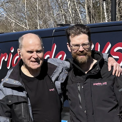 Thomas och Ronnie Engström, certifierade VVS-montörer